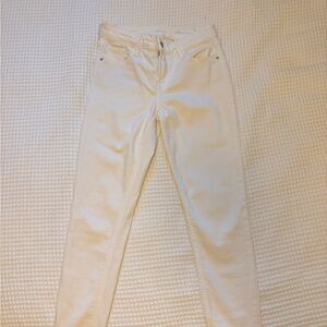 Old Navy Women's Light Cream Skinny Jeans